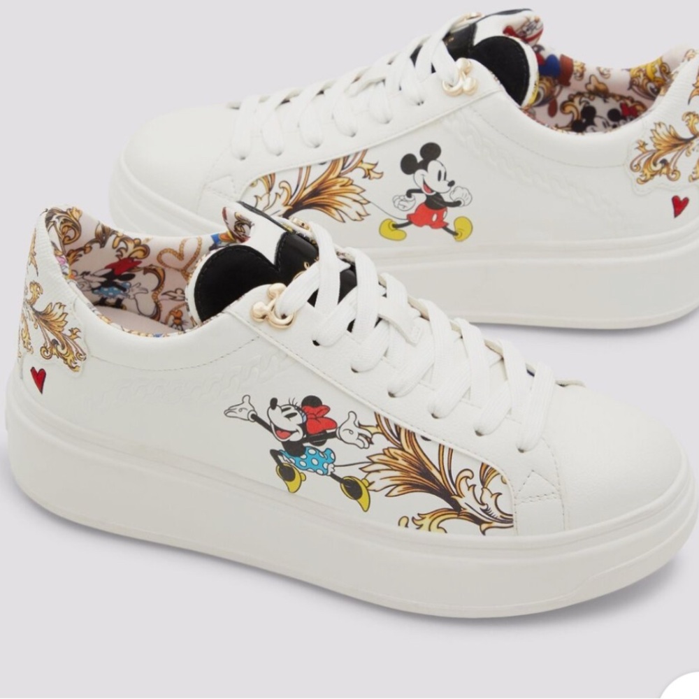 Aldo White Disney Sneakers